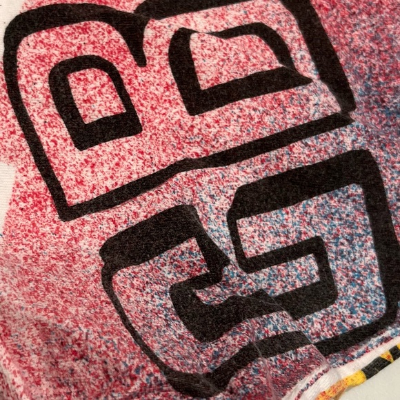 Rare Vintage MAGIC JOHNSON Chicago Bulls CB All Over Print T Shirt 90s Size L - Picture 5 of 11